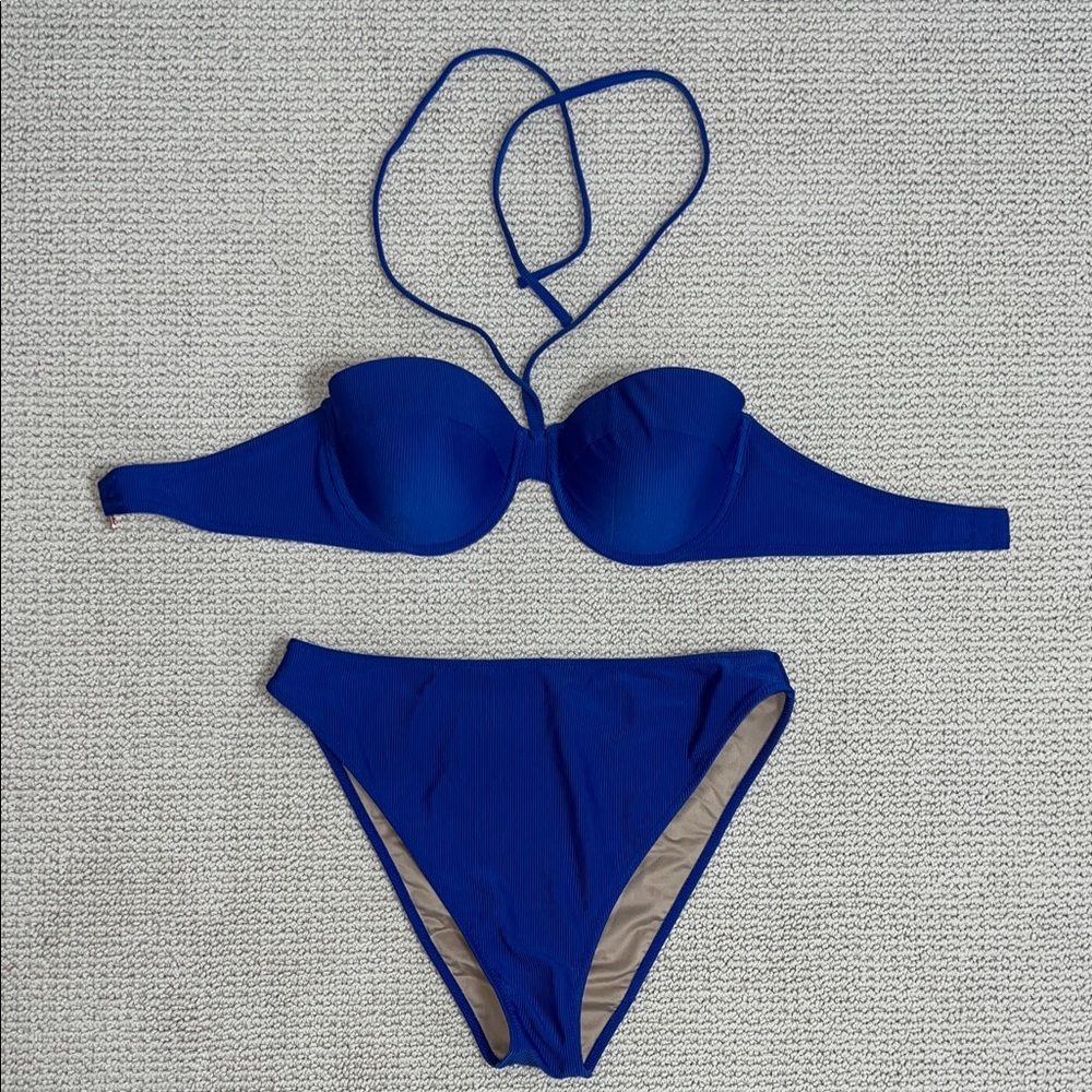 Shade & Shore Royal Blue Bikini Set